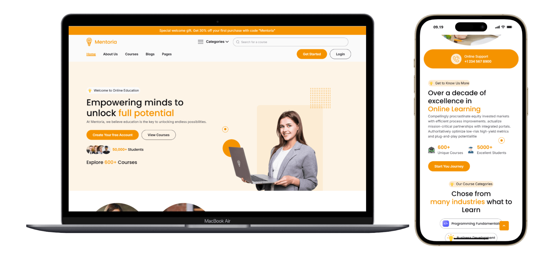 Desain Website Pendidikan
