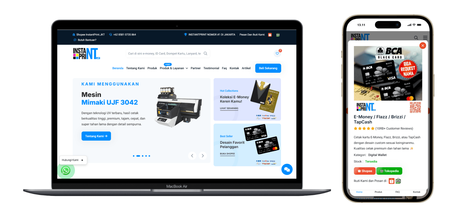 Desain Website Ecommerce